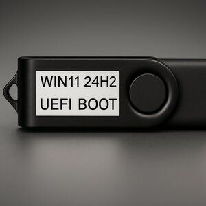 Windows 11 24H2 Bootable USB 64-bit PC or Laptop UEFI No Secure boot TPM 2.0